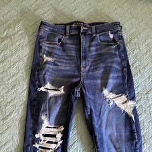 Ripped jeans worn once